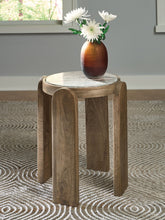 Load image into Gallery viewer, Gavrilley - Accent Table - Gray / White / Brown