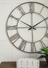Load image into Gallery viewer, Paquita - Wall Clock - Antique Silver
