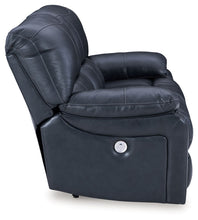 Load image into Gallery viewer, Leesworth - 3 Pc. - Power Reclining Sofa, Power Reclining Loveseat, Power Rocker Recliner - Ocean