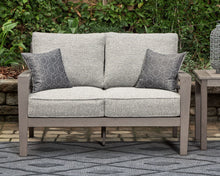 Load image into Gallery viewer, Hillside Barn - Loveseat W/Cushion - Gray / Brown