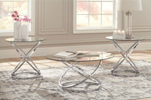 Load image into Gallery viewer, Hollynyx - Occasional Table Set (Set of 3) - Chrome Finish