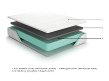 Load image into Gallery viewer, 10 Inch Chime Memory Foam - Firm Memory Foam Mattress