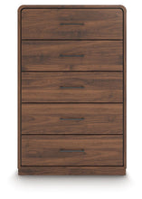 Load image into Gallery viewer, Fortlorn - Five Drawer Chest - Walnut Brown