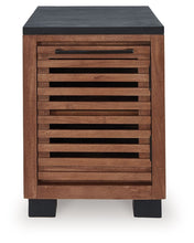 Load image into Gallery viewer, Kallari - Chair Side End Table - Warm Brown / Black