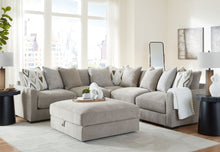Load image into Gallery viewer, Aslan Court - 6 Pc. - 5-Piece Sectional, Ottoman - Pebble