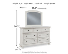Load image into Gallery viewer, Robbinsdale - Dresser, Mirror - Antique White