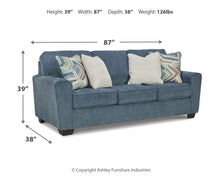 Load image into Gallery viewer, Cashton - Sofa - Blue
