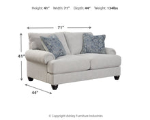 Load image into Gallery viewer, Avocet - Loveseat - Arctic