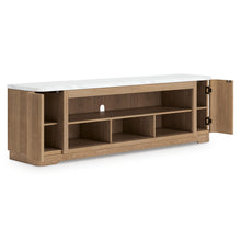 Load image into Gallery viewer, Camdill - XL TV Stand With Fireplace Option - Light Brown