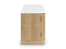 Load image into Gallery viewer, Camdill - XL TV Stand With Fireplace Option - Light Brown