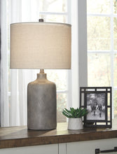 Load image into Gallery viewer, Linus - Ceramic Table Lamp - Antique Black