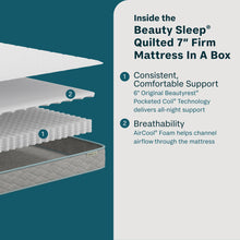 Load image into Gallery viewer, Soothing Nights - 7" Firm Mattress In A Box
