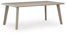 Load image into Gallery viewer, Cliff Trails - Rectangle Dining Table With Umbrella Option - Beige
