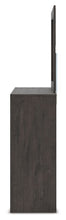 Load image into Gallery viewer, Fraluna - 3 Pc. - Queen Panel Storage Bed, Dresser And Mirror - Charcoal