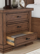 Load image into Gallery viewer, Taffenbrook - Three Drawer Night Stand - Medium Brown
