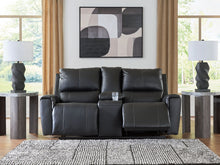 Load image into Gallery viewer, Glossmore - Reclining Loveseat With Console - Black
