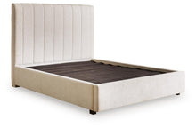 Load image into Gallery viewer, Shoralli - Queen Upholstered Storage Bed - Beige
