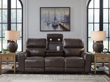 Load image into Gallery viewer, Crossplex - Power Reclining Sofa With Adjustable Headrest - Smoke
