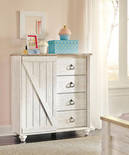 Load image into Gallery viewer, Willowton - Dressing Chest - Whitewash