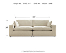 Load image into Gallery viewer, Elyza - Loveseat 2 Pc Sectional - Linen