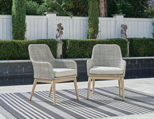 Load image into Gallery viewer, Seton Creek - Arm Chair With Cushion (Set of 2) - Gray