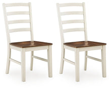 Load image into Gallery viewer, Brinfern - Dining Room Side Chair (Set of 2) - Brown / Antique White