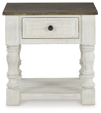 Load image into Gallery viewer, Havalance - Square End Table - White / Gray