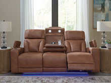 Load image into Gallery viewer, Clean-Slate - Power Reclining Sofa / Adj Headrest - Caramel