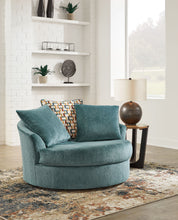 Load image into Gallery viewer, Laylabrook - Oversized Swivel Accent Chair - Teal