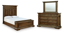 Load image into Gallery viewer, Frantanna - 3 Pc. - Queen Panel Storage Bed, Dresser And Mirror - Brown