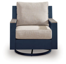 Load image into Gallery viewer, East Beach - Swivel Glider Chair With Cushion - Blue