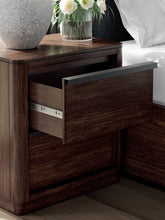 Load image into Gallery viewer, Dilenno - Two Drawer Night Stand - Dark Brown