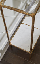 Load image into Gallery viewer, Ryandale - Console Sofa Table - Antique Brass Finish