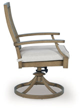 Load image into Gallery viewer, Rainier Ranch - Swivel Chair With Cushion (Set of 2) - Brown / Beige