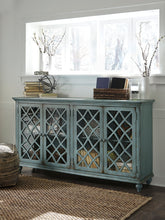 Load image into Gallery viewer, Mirimyn - Accent Cabinet - Vintage Finish - Antique Teal
