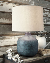 Load image into Gallery viewer, Malthace - Metal Table Lamp - Patina