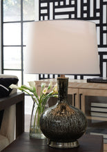 Load image into Gallery viewer, Tenslow - Glass Table Lamp - Antique Black