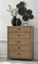 Load image into Gallery viewer, Tomtyn - Five Drawer Chest - Light Brown