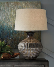 Load image into Gallery viewer, Magan - Metal Table Lamp - Antique Bronze Finish