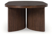 Load image into Gallery viewer, Korestone - Oval Cocktail Table - Dark Brown