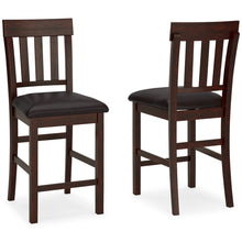 Load image into Gallery viewer, Haddigan - Upholstered Barstool (Set of 2) - Dark Brown