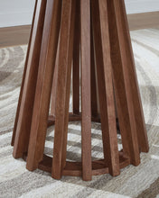 Load image into Gallery viewer, Kallari - Round End Table - Warm Brown / Black