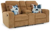 Load image into Gallery viewer, Kanlow - Dbl Reclining Loveseat With Console - Honey