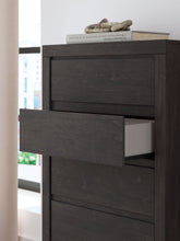 Load image into Gallery viewer, Fraluna - Five Drawer Chest - Charcoal