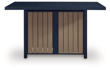 Load image into Gallery viewer, East Beach - Rectangular Bar Table With Fire Pit - Blue