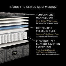 Load image into Gallery viewer, Beautyrest Black - 14.25" Series One Medium Mattress