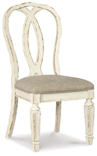 Load image into Gallery viewer, Realyn - Dining UPH Side Chair (Set of 2) - Ribbonback - Chipped White