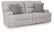 Load image into Gallery viewer, Acklen Place - 2-Piece Power Reclining Sectional Loveseat - Pewter