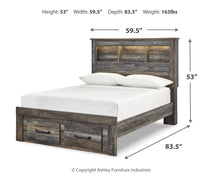 Load image into Gallery viewer, Drystan - Panel Bookcase Bed