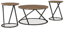 Load image into Gallery viewer, Cassbryn - Occasional Table Set (Set of 3) - Brown / Black